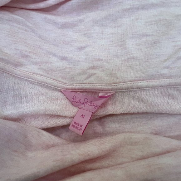 Lilly Pulitzer Belinda Pullover Top in‎ Heather Paradise Pink Size Medium M - Picture 3 of 9